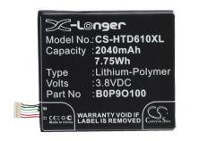 Batteri till Htc A3QHD, Htc 35H00222-00M mfl.