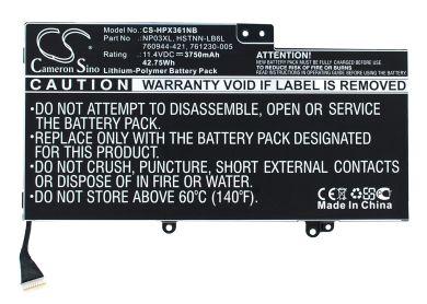 Batteri till Hp 15-U011DX, Hp 760944-421