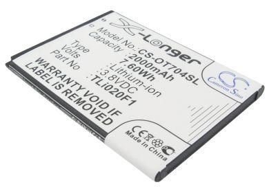 Batteri till Alcatel 5044, Optus X Spirit, Tcl A450TL, Vodafone Smart turbo 7 mfl.