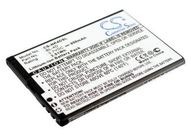 Batteri till Blu Hero 2, Ngm Fred, Nokia E5, Polaroid Pro 003 mfl.