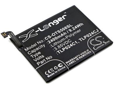 Batteri till Alcatel 5046D, Optus 5080Q, Alcatel C2400007C2, Optus TLP024C1