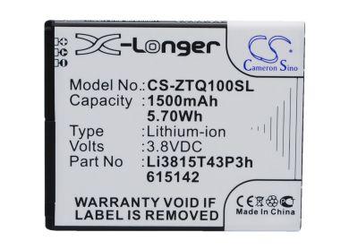 Batteri till Amazing A4c, Zte Blade Q Mini, Amazing Li3815T43P3h615142, Zte Li3815T43P3h615142