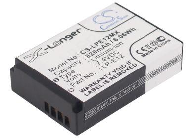 Batteri till Canon EOS 100D, Canon LP-E12