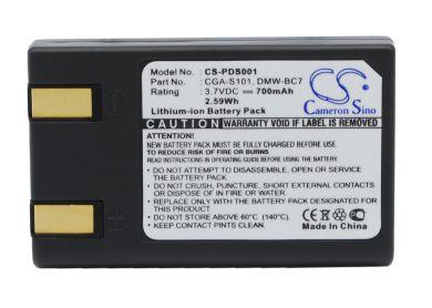Batteri till Panasonic Lumix DMC-F7, Panasonic CGA-S101