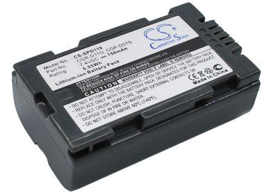 Batteri till Panasonic AG-DVC15, Panasonic CGP-D07S