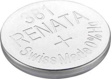 381, 1.55V 11.6x2.1 mm, Silveroxid
