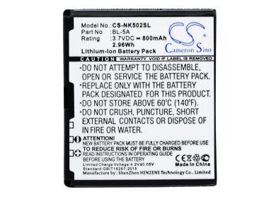Batteri till Nokia Asha 502, Nokia BL-5A
