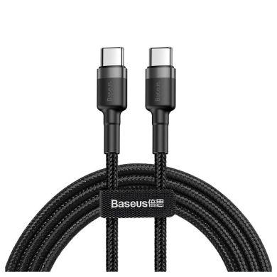 Baseus USB-C till USB-C laddkabel, 2m.