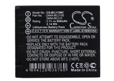 Batteri till Leica D-LUX5, Panasonic Lumix DMC-LX5, Leica 18719, Panasonic DMW-BCJ13