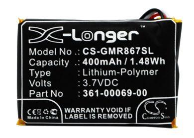 Batteri till Garmin 010-11867-10, Garmin 361-00069-00