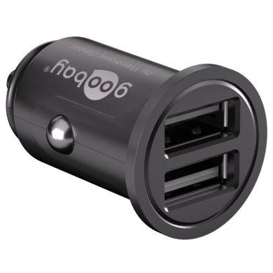 Goobay 2xUSB laddare till bil (tändaruttag)