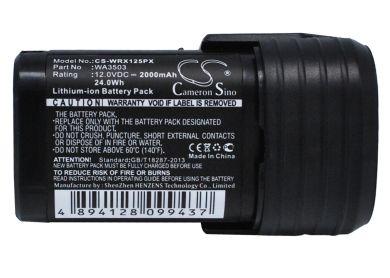 Batteri till Worx WU288, Worx WA3503