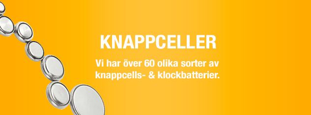 Knappceller och klockbatterier