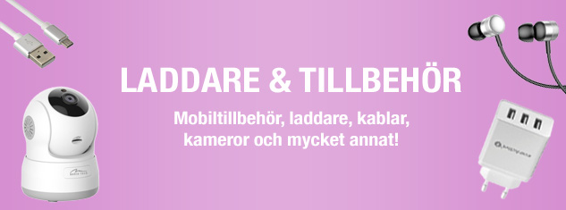 Laddare, elektronik och tillbehör